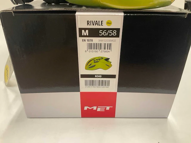 Met rivale fietshelm maat m - afbeelding 3 van  3