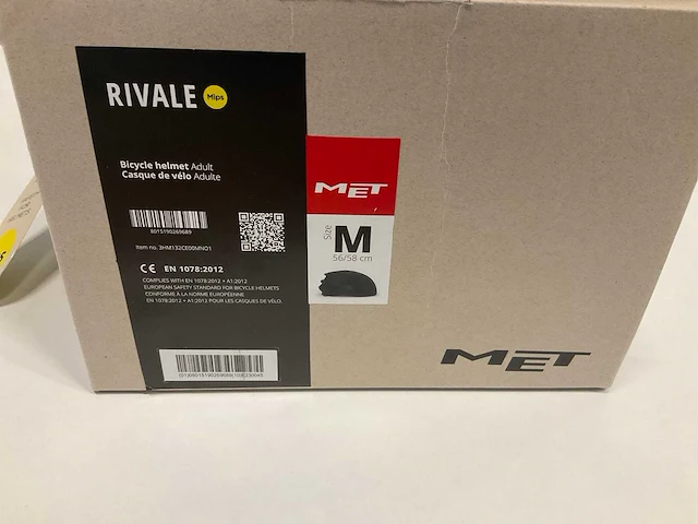 Met rivale fietshelm maat m - afbeelding 4 van  4