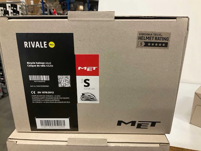 Met rivale fietshelm maat s - afbeelding 4 van  4