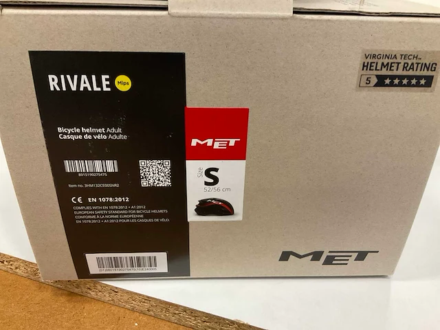 Met rivale fietshelm maat s - afbeelding 4 van  4