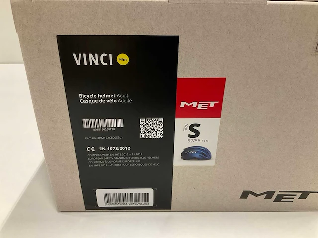 Met vinci fietshelm adult maat s - afbeelding 2 van  2