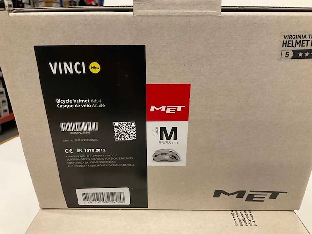 Met vinci fietshelm maat m - afbeelding 4 van  4