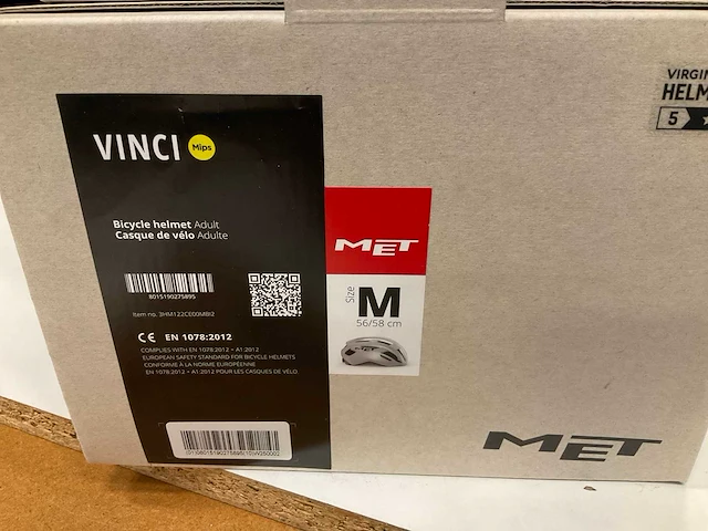 Met vinci fietshelm maat m - afbeelding 4 van  4