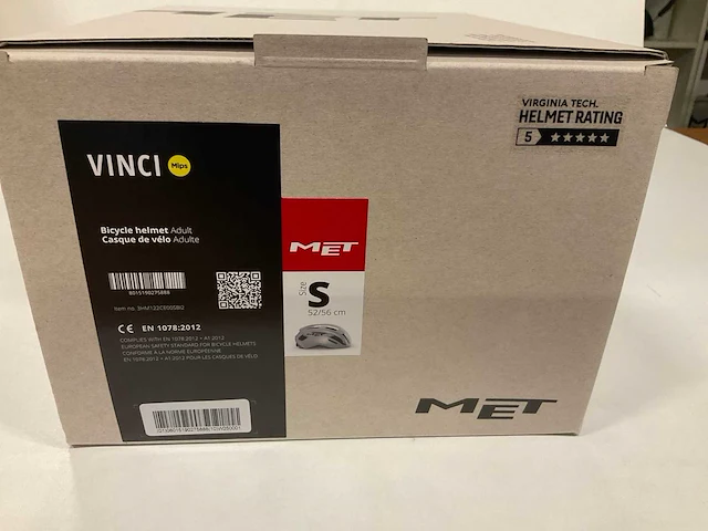 Met vinci fietshelm maat s - afbeelding 4 van  4