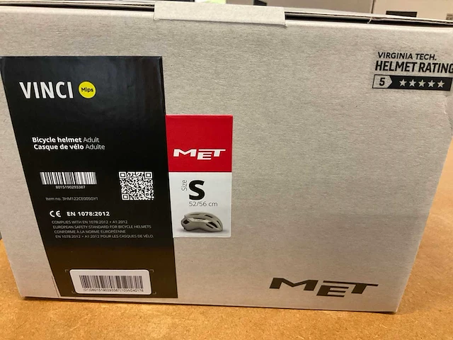 Met vinci fietshelm maat s - afbeelding 4 van  4