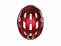 Met vinci mips fietshelm mannen &vrouwen maat m (56-58cm) red metallic glossy - afbeelding 2 van  5