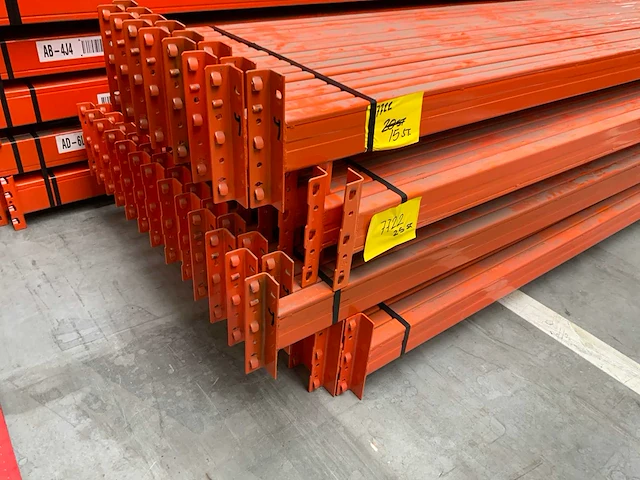 Meta palletstelling ligger 2700x100x40mm (90x) - afbeelding 2 van  5