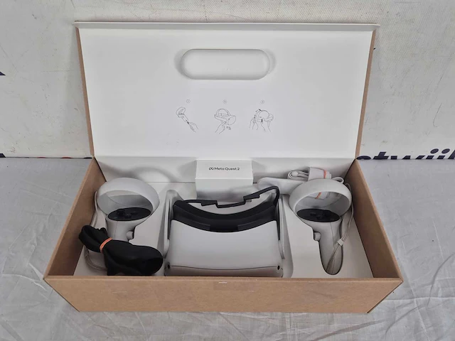 Meta quest 2 128 gb vr headset (white) - afbeelding 3 van  3
