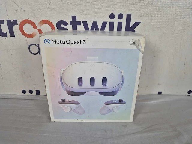 Meta quest 3 128 gb - vr bril 128 gb - qualcomm snapdragon xr2 gen 2 - 2064 x 2208 pixels - usb type-c - wi-fi 6e - zwart,wit - afbeelding 2 van  3
