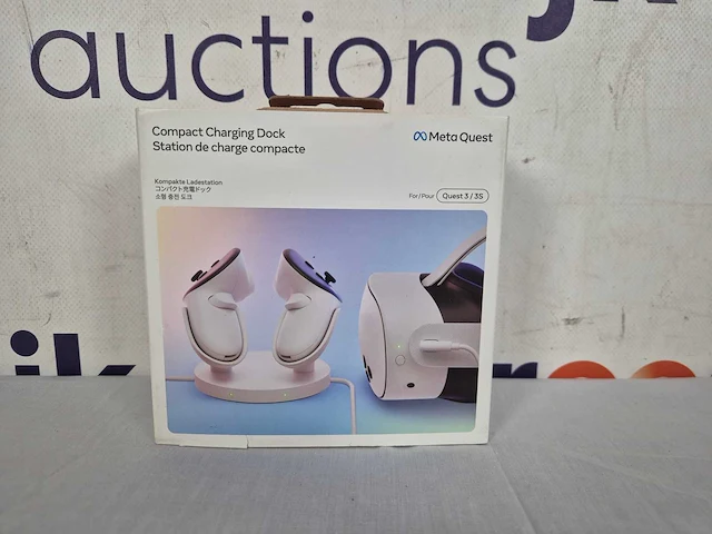 Meta quest 3 & 3s - compact charging dock (vr) - afbeelding 2 van  2