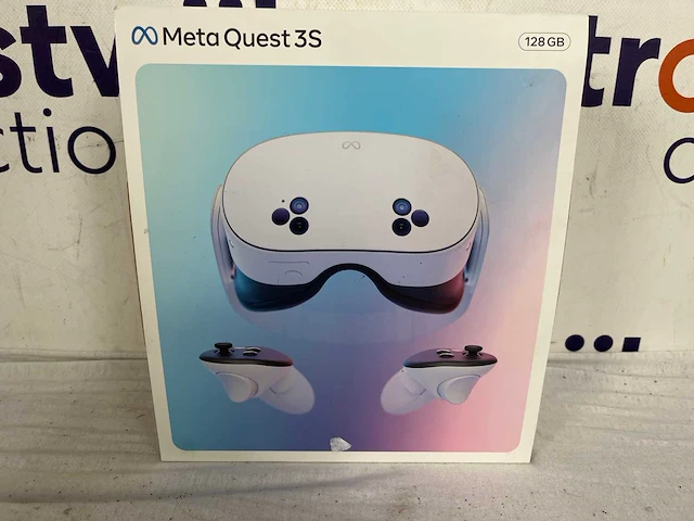 Meta quest 3s 128gb - vr bril - 128gb - 1920x1832 - usb type-c - zwart,wit - afbeelding 2 van  2