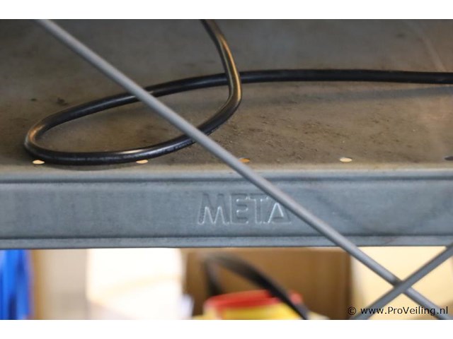 Meta stelling (gedemonteerd) 3 staanders & 14 platen - afbeelding 5 van  5