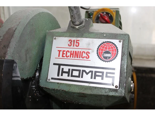 Metaal afkortzaag thomas type 315 technics. bouwjaar onbekend - afbeelding 3 van  3