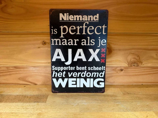 Metaal reclame wandbord - afbeelding 1 van  1