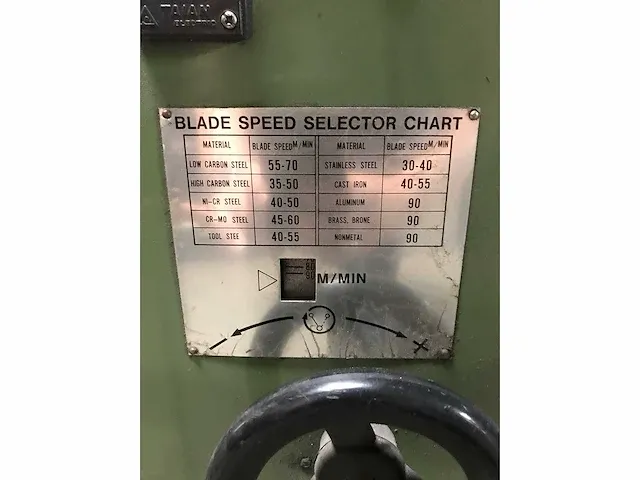 Metaal verticale lintzaagmachine - afbeelding 6 van  7