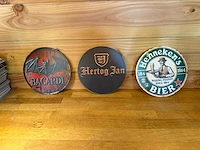 Metaal wand bordjes (3x) - afbeelding 1 van  1
