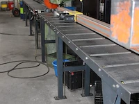 Metaalafkortzaag bewo met automatische aan- / afvoertafel met tigerstop. totale lengte ca. 975 cm. - afbeelding 2 van  6