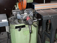 Metaalafkortzaag bewo met automatische aan- / afvoertafel met tigerstop. totale lengte ca. 975 cm. - afbeelding 4 van  6
