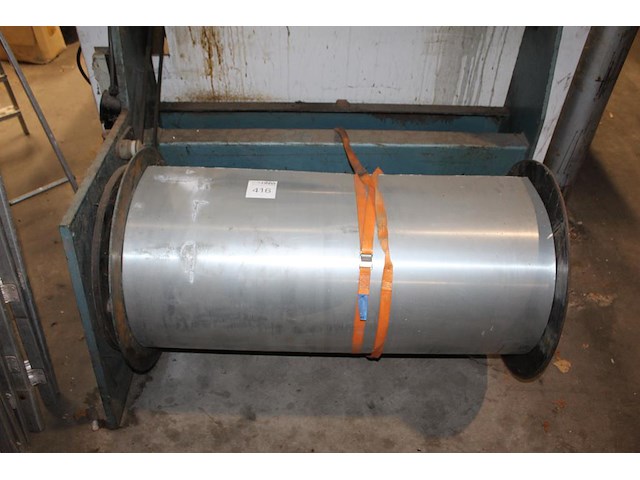 Metaalrol-afrolunit kader geska 4 met restantrol plaatmateriaal, werktafel en schaar jorg. capaciteit 1000 ... - afbeelding 1 van  9