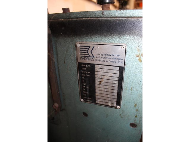 Metaalrol-afrolunit kader geska 4 met restantrol plaatmateriaal, werktafel en schaar jorg. capaciteit 1000 ... - afbeelding 5 van  9