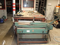 Metaalrol-afrolunit kader geska 4 met restantrol plaatmateriaal, werktafel en schaar jorg. capaciteit 1000 ... - afbeelding 6 van  9