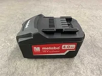 Metabo - 18v li-power - accu - afbeelding 2 van  5