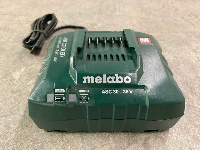 Metabo - asc30 - air cooled - accu lader - afbeelding 3 van  6