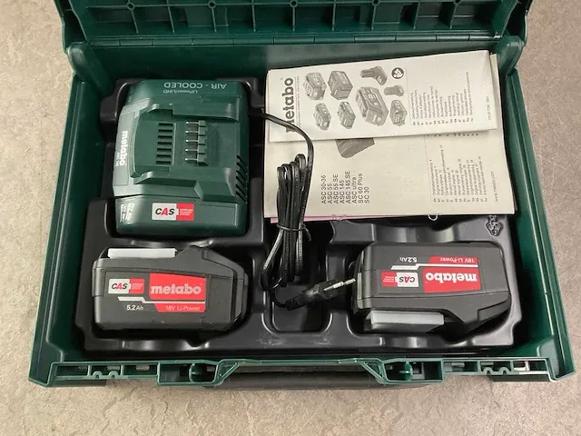 Metabo - basic set 2-delig - accu's en laders - afbeelding 3 van  6