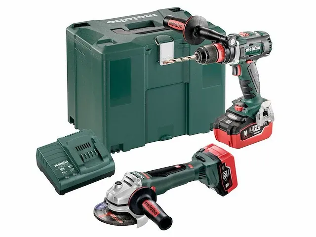 Metabo - diverse - combo set 2.4.5. - schroefboormachine en haakse slijper - afbeelding 1 van  6