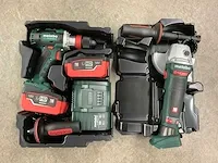 Metabo - diverse - combo set 2.4.5. - schroefboormachine en haakse slijper - afbeelding 2 van  6