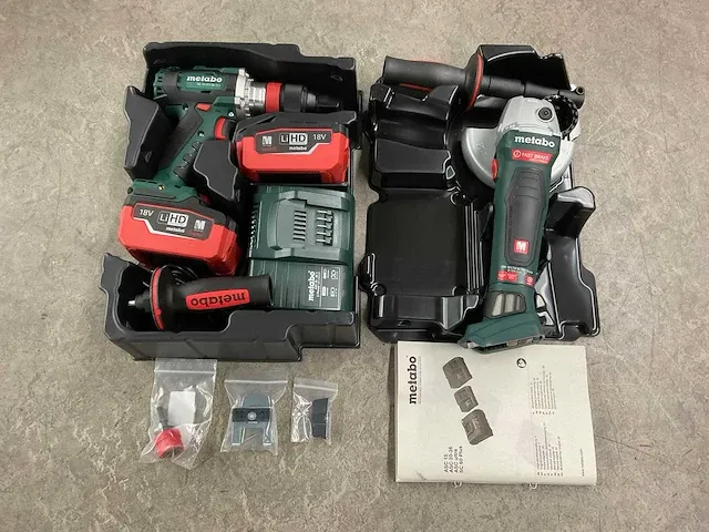 Metabo - diverse - combo set 2.4.5. - schroefboormachine en haakse slijper - afbeelding 3 van  6