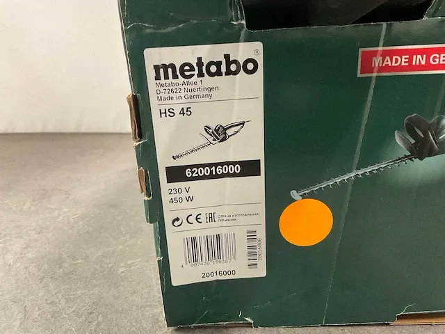 Metabo - hs 45 - heggenschaar - afbeelding 7 van  7