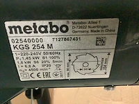 Metabo - kgs - 254m - afkortzaag - afbeelding 6 van  6