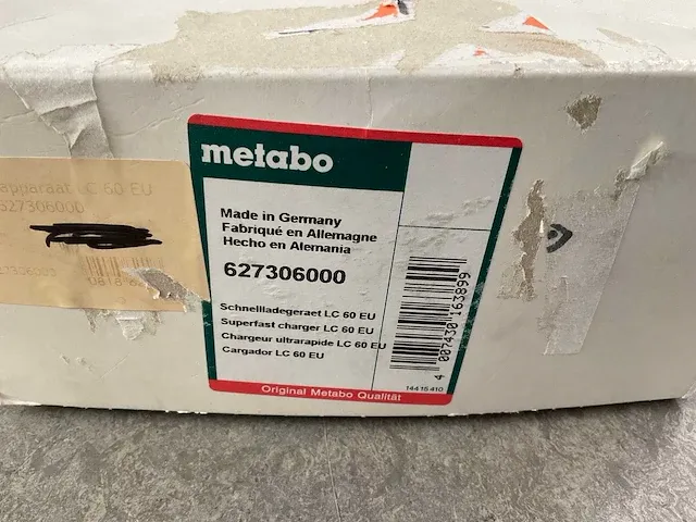 Metabo - lc 60 - accu snellader - afbeelding 7 van  7