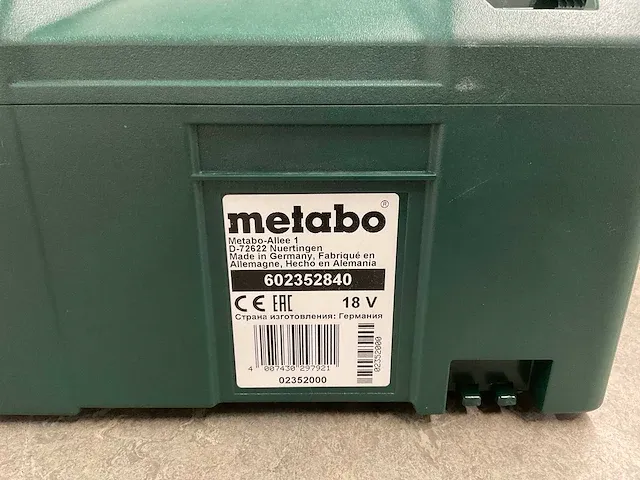 Metabo - sb 18l tx bl impuls - slagboormachine - afbeelding 6 van  6