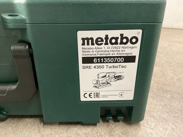 Metabo - sre 4350 turbotec - handschuurmachine - afbeelding 6 van  7