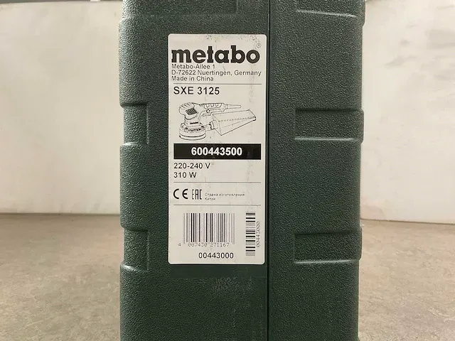 Metabo - sxe 3125 - excenterschuurmachine - afbeelding 6 van  6