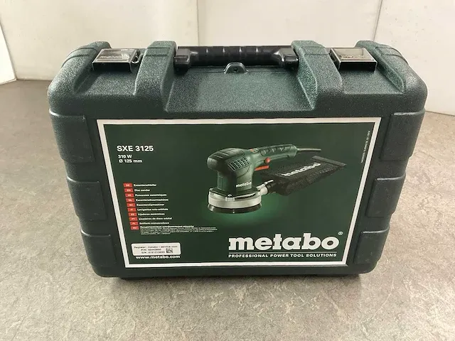 Metabo - sxe 3125 - excenterschuurmachine - afbeelding 2 van  6