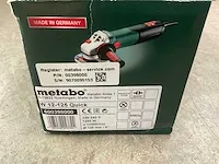 Metabo - w 12-125 quick - haakse slijpmachine - afbeelding 6 van  6