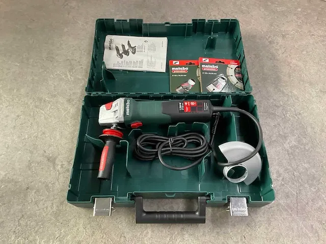 Metabo - w12-125 quick - haakse slijpmachine - afbeelding 4 van  7