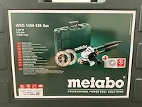 Metabo - weq 1400-125 set - haakse slijpmachine - afbeelding 3 van  6