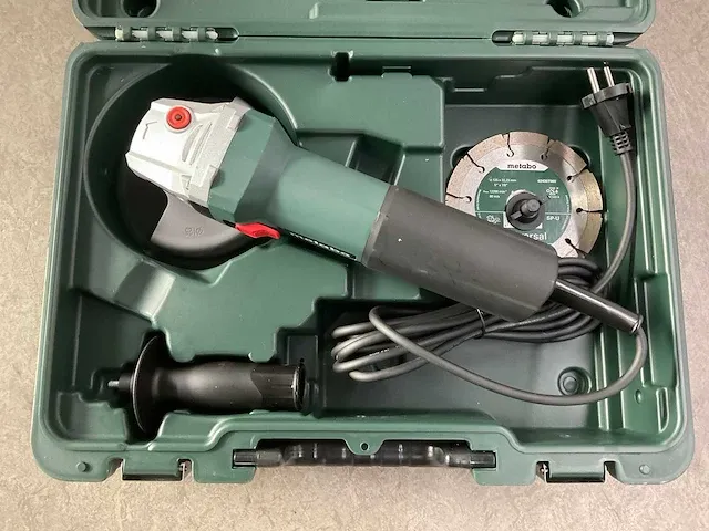 Metabo - weq 1400-125 set - haakse slijpmachine - afbeelding 5 van  6