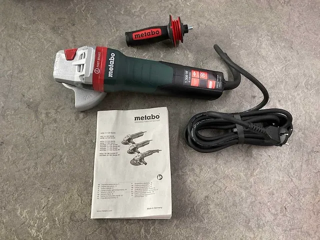 Metabo - wpb 13-125 quick - haakse slijper - afbeelding 4 van  7