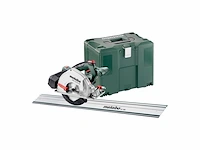 Metabo 18v accu metaal handcirkelzaagset mks 18 ltx 58 + geleiderail fs 160 zonder accu zonder oplader - afbeelding 1 van  5