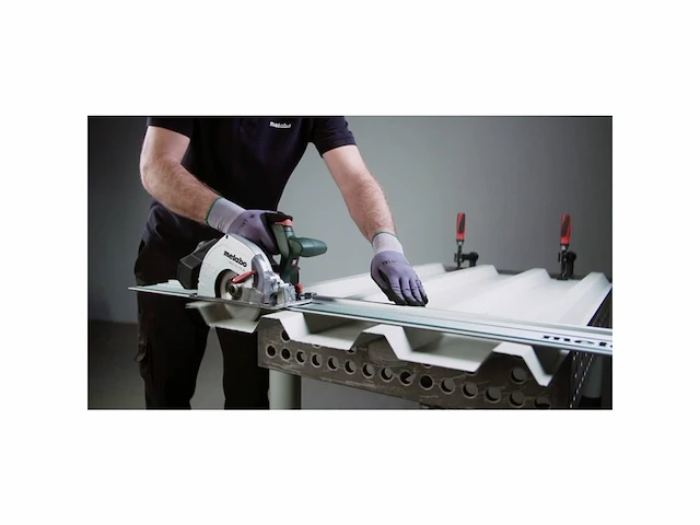 Metabo 18v accu metaal handcirkelzaagset mks 18 ltx 58 + geleiderail fs 160 zonder accu zonder oplader - afbeelding 2 van  5