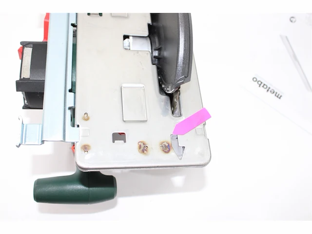 Metabo 18v accu metaal handcirkelzaagset mks 18 ltx 58 + geleiderail fs 160 zonder accu zonder oplader - afbeelding 4 van  5