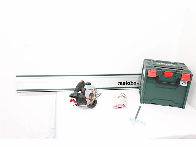 Metabo 18v accu metaal handcirkelzaagset mks 18 ltx 58 + geleiderail fs 160 | zonder accu zonder oplader - afbeelding 3 van  3