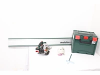 Metabo 18v accu metaal handcirkelzaagset mks 18 ltx 58 + geleiderail fs 160 | zonder accu zonder oplader - afbeelding 3 van  3