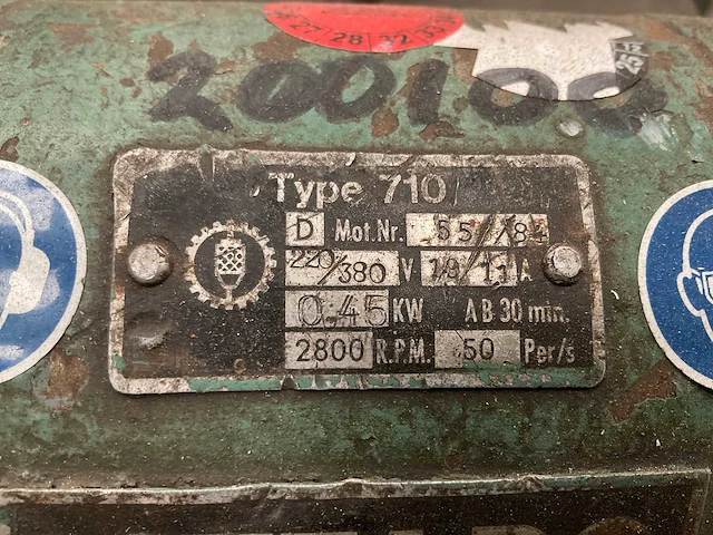 Metabo 710 werkbankslijpmachine - afbeelding 2 van  4