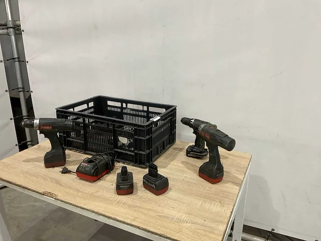 Metabo accu boormachine (3x) - afbeelding 1 van  7